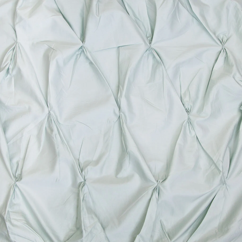Porcelain Green Valencia Pintuck Duvet Cover - Image 7